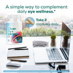 Clean Eye Capsules - Official CleanEye Pills Advanced Premium Formula Support Maximum Strength, All Natural Ingredients Vitamins for Overall Health & Wellness, 60 Capsules for 1 Month