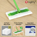 Orighty Dry Sweeping Cloths, Mop Pads Refills Compatible with Swiffer Sweeper, 120 Count Disposable Duster Refills for Floor Mopping and Cleaning (Pack of 2)