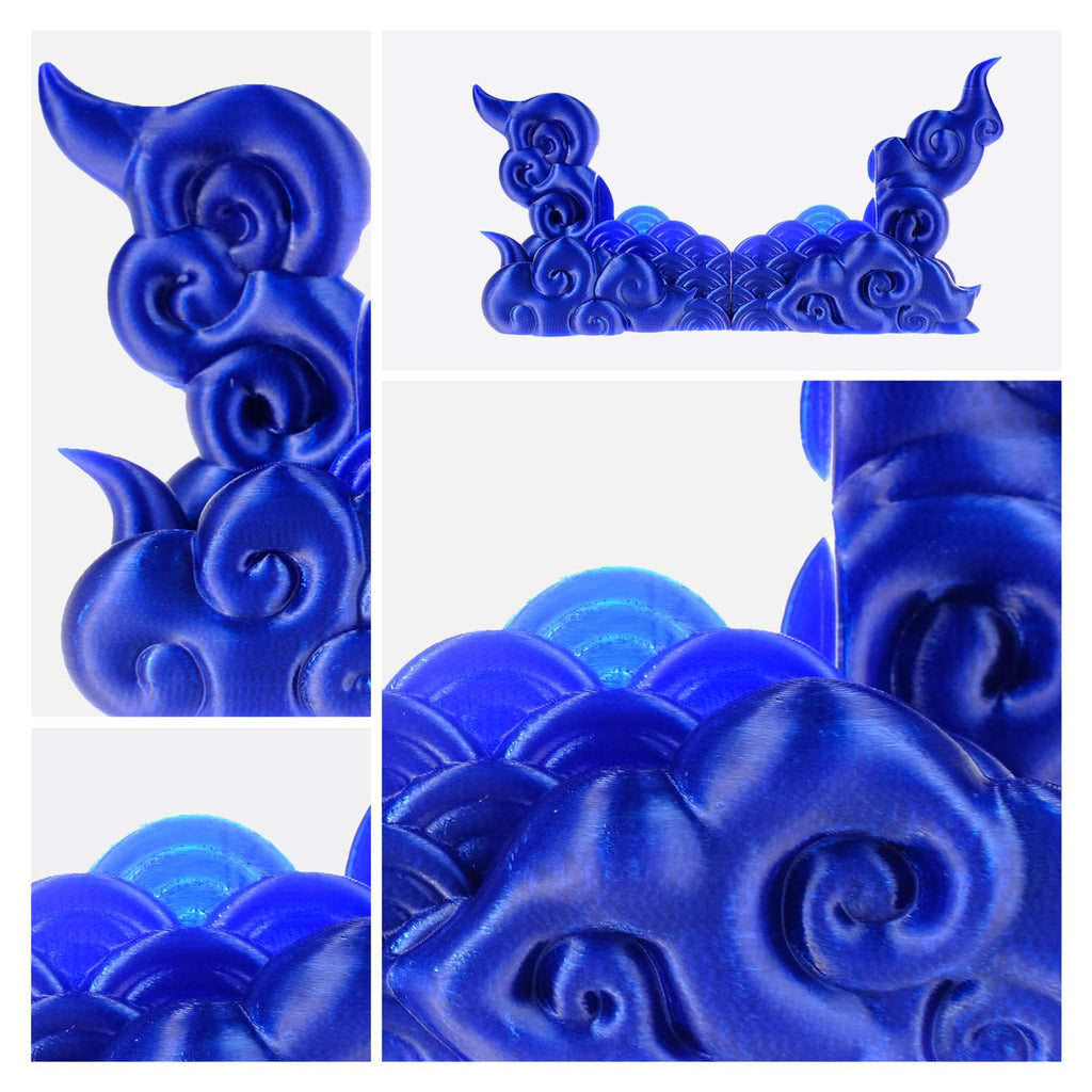 3DHoJor PETG Filament 1.75mm, PETG 3D Printing Filament, 2.2 LBS (1KG) Cardboard Spool, Fit Most FDM 3D Printer,Blue…