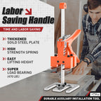 Labor Saving Arm Jack Handle 2 Pack, Construction Jack, Wall Tile Locator, Multi Function Height Adjustment Lifting Device, Door Panel Lifting Cabinet, Raised 10 in, Pair Dynamic Load 400 LB