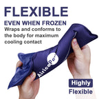 AiricePac Ice Packs for Injuries Reusable, 10”x 14”Gel Cold Pack for Knee Neck Shoulder Ankle Elbow Hip Back Pain Relief, Cold Compress Therapy for Swelling, Bruises, Surgery, 10”x 14”, Blue
