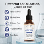 Lanmeri Ceuticals 15% Vitamin C + E + Ferulic Serum: Advanced Antioxidant Defense Formula with 1% Vitamin E & 0.5% Ferulic Acid – High-Stability Vitamin C Serum (1 fl oz)