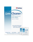 Safetec Lens & Eyeglasses Cleaning Wipes, Pre-Moistened Wipes (2 Pack of 100ct Boxes - 200 Cleaning Cloths)