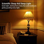 mfxmf Sleep Light Bulb 4 Pack Dimmable A19 9W 1800K Warm Light Bulbs