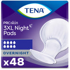 TENA ProSkin 3XL Overnight Incontinence Pads for Women and Men, 48 Count