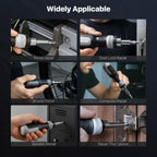 Wesdut 13-in-1 Ratchet Screwdriver Set Tool All in One, [Built to Last] Multi Screw Driver Set Kit, Flat Head, Philips, Torx, Hex, Square, Repair Kit, Man Gift Nut Driver
