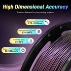 FLASHFORGE Rapid PLA Filament 1.75mm, High Flow Speedy 3D Printer Filament, Experience Exceptional Performance with 500mm/s High-Speed Printing, Neatly Wound & Top-Notch Filament (Yellow)
