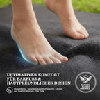 UIRWAY 10FT Round Pool Liner Pad for Above Ground Pool, [2026 New 300G/M² Thicker Heavy Duty] Black Seamless Pool Padding Underlayment for Pool Bottom, Prevent Punctures Weed Barrier Extend Liner Life