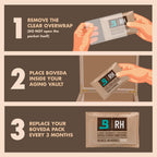 Boveda 72% Two-Way Humidity Control Pack For Large Wood Humidifier Boxes – Size 320 – Single – Moisture Absorber – Humidifier Pack – Individually Wrapped Hydration Packet