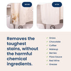 Truly Free Natural Laundry Detergent for Sensitive Skin | Eco Friendly, Plant Based, Baby Clothes Safe | Clean & Easy Powder to Liquid, 3 Detergent Packs + 1 Empty Reusable Jug | Unscented, 150 Loads