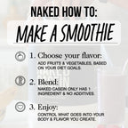 NAKED Casein - 100% Micellar Casein Protein - Only 1 Ingredient, Zero Carb, NSF Certified, GMO-Free, Gluten Free, Soy Free, Preservative Free - 30 Servings