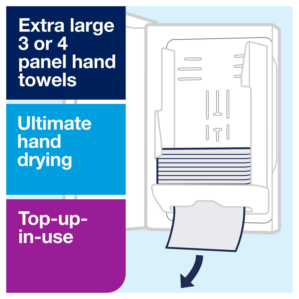 Tork Xpress Multifold Hand Towel Dispenser Black H2, 553028
