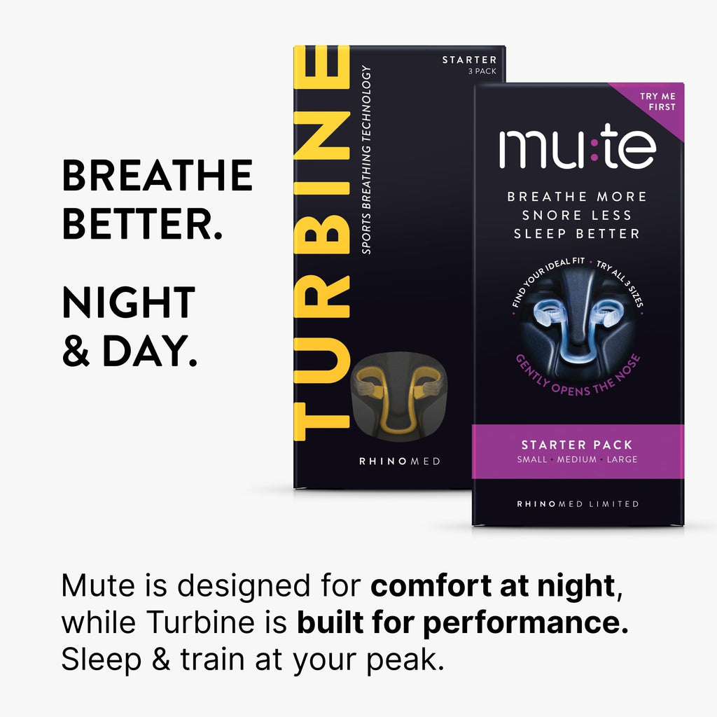 MUTE by Rhinomed Nasal Dilator for Snore Reduction Starter Pack Increases Airflow Anti Snoring Devices Nasal Dilators for Sleeping Transparent Internal Nasal Dilator Snoring Solution