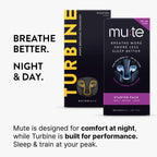 MUTE by Rhinomed Nasal Dilator for Snore Reduction Starter Pack Increases Airflow Anti Snoring Devices Nasal Dilators for Sleeping Transparent Internal Nasal Dilator Snoring Solution