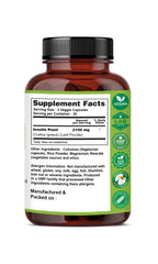 Naturfi Organic- Insulin Plant Capsules (Costus Igneus), USDA Organic | 100% Natural Supplement, 90 Veggie Caps (1 Month Supply) - Insulin Plant