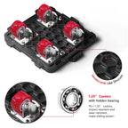 ONEON Add-on 4Pack Connectable Dolly Furniture Movers with 360° Rotating Wheels