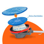 HHQ Microfiber Carpet Bonnet Pads Compatible with Oreck Orbiter Pads and Brushes, 12" & 13" Floor Buffer Pads, 2 Pack