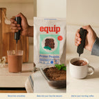Equip Foods Prime Protein Powder | Clean, Grass Fed Beef Protein Powder for Women & Men | Carnivore Protein Isolate | Paleo, Keto Friendly | Gluten & Dairy Free | 30 Servings, Chocolate Mint