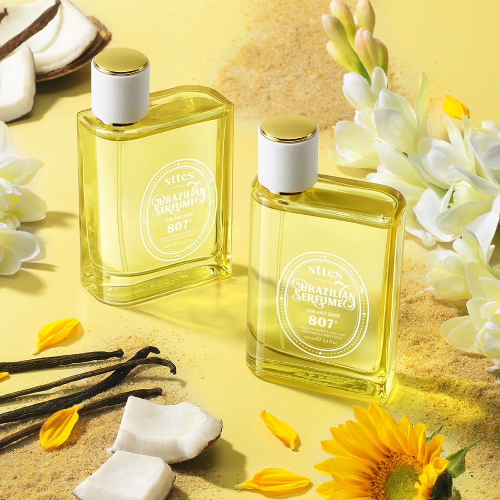 Sttes Perfume 807# (SUN AND SAND) ��� Eau De Parfum 100ml (3.4 fl oz) ��� Coconut Milk, Warm Sand, Vanilla