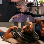 Mobile Salon - Portable Inflatable Rinse Basin for Washing and Cutting Hair at Home and in Bed Without a Salon Chair (Mobile Salon)