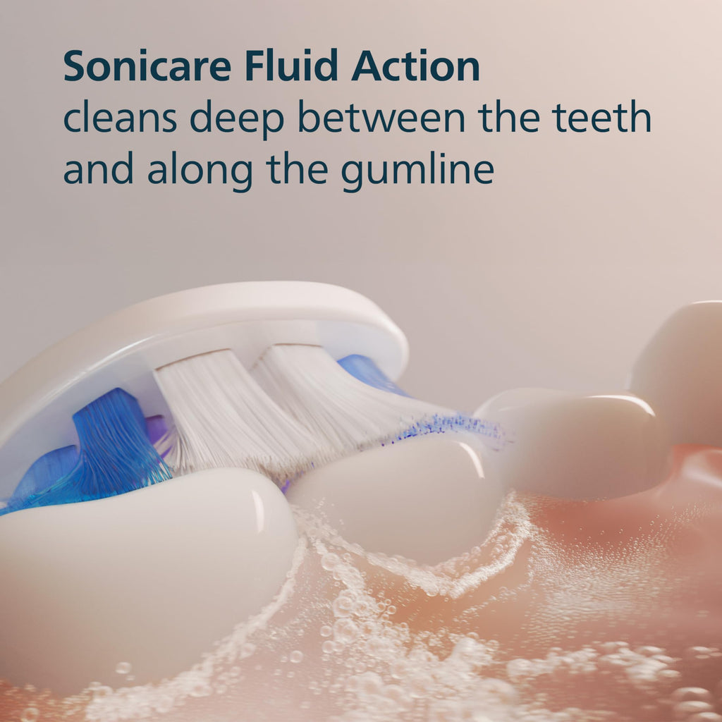 Philips Sonicare S2 Sensitive - Genuine Replacement Electric Toothbrush Heads, White, 3 Pack, HX6053/77