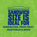 Ziploc Storage Bags Variety Pack, 190ct Total, 42ct Storage Gallon and 48ct Storage Quart, 50ct Sandwich and 50ct Snack