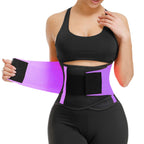 VENUZOR Waist Trainer Belt for Women - Waist Cincher Trimmer - Slimming Body Shaper Belt - Sport Girdle Belt (UP Graded)(Purple,XL)