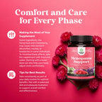Complete Herbal Menopause Supplement for Women - Female Hormone Balance Capsules for Night Sweats Hot Flashes & Mood Swings with Dong Quai, Chaste Berry & Black Cohosh Root - 120 Count Pack