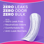 Always Discreet Adult Incontinence Pads for Women, Drier, 4 Drop Long Length, Moderate Absorbency, Pads for Bladder Control Management, Bladder Leaks, & Postpartum Pads, 54ct