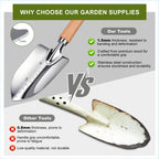 Kynup Garden Tools Set with Storage Bag, Heavy-Duty Gardening Kit for Women
