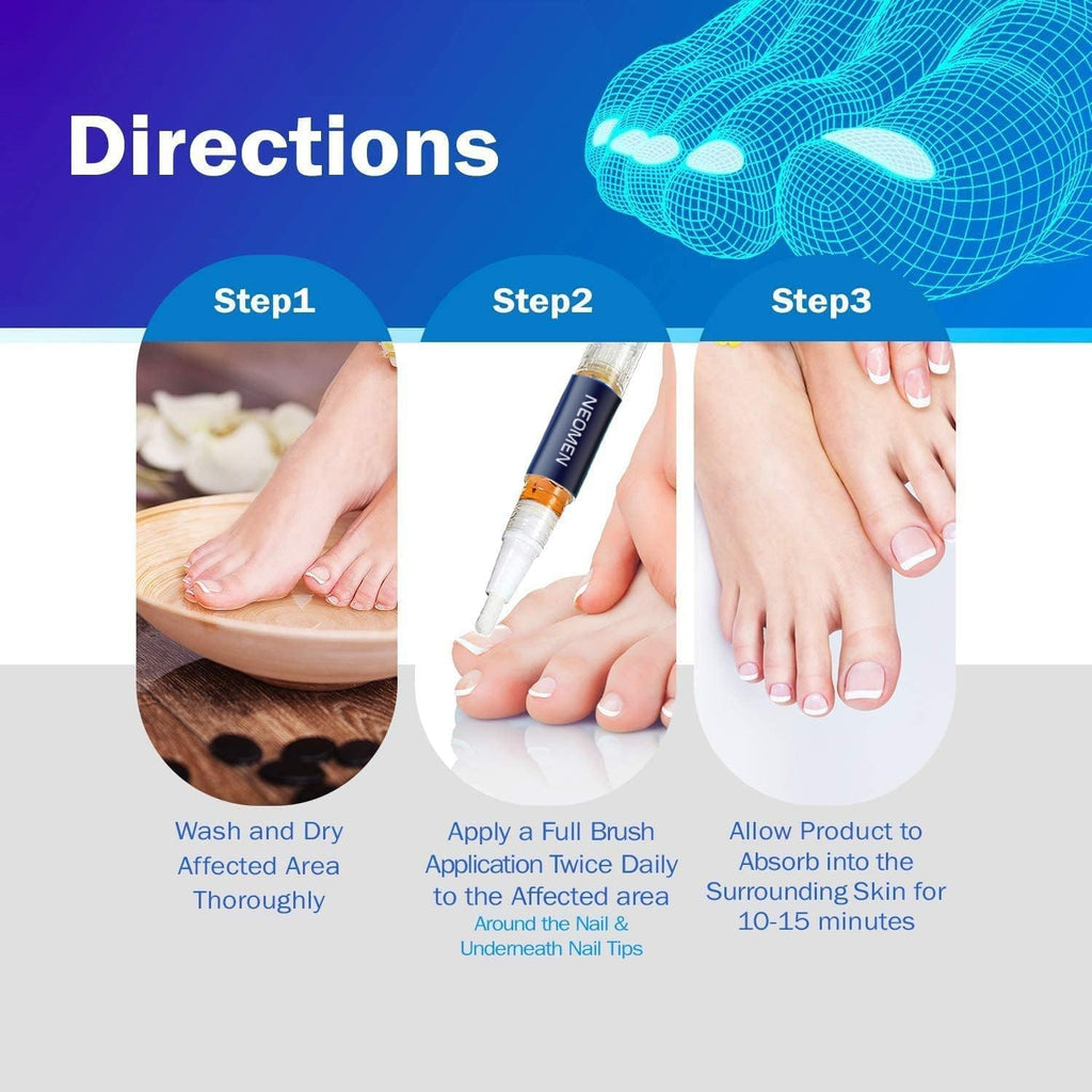 Fungal Nail Pen, Toenail Fungus Pen, Nail fungus treatment For Toenails & Fingernails to Repair Nails by Fungi - 3 Pcs