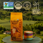Mayorga Organic Coffee 2lb Cafe Cubano Roast - Dark Roast Whole Bean Specialty Grade Coffee, 100% Arabica, Slow Roasted, Bold and Smooth Flavor with Low Acidity - USDA Organic, Non-GMO, Kosher