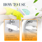 Kadden 2 Pack Toilet Cleaner Hard Water Build up Remover with Ergonomic Handle, Pumice Stone Cleanning Tool Stain Hard Water Ring Cleaner for Toilet, Pool, Bathroom, Sink