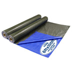 TARPAL 6x100 Feet (2pack) Tarp Roll 5mil Waterproof Tarps polyethylene Multipurpose Tarp Cover Dustproof, Tear Resistant for Decoration, Painting, Home use（Green/Blue）