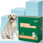 100 Count Large Dog & Cat Puppy Pee Pads - 28"x30" Absorbent Potty Training Pads | Leakproof Quick-Dry Disposable Pet Pads for Puppies, Dogs & Cats | Indoor, Outdoor, Litter Box, Housebreaking Use