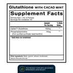 Quicksilver Scientific Liposomal Glutathione - Superior Absorption Oral Glutathione Supplement for Detox & Immune Support - Cacao Mint (1.7 fl oz)