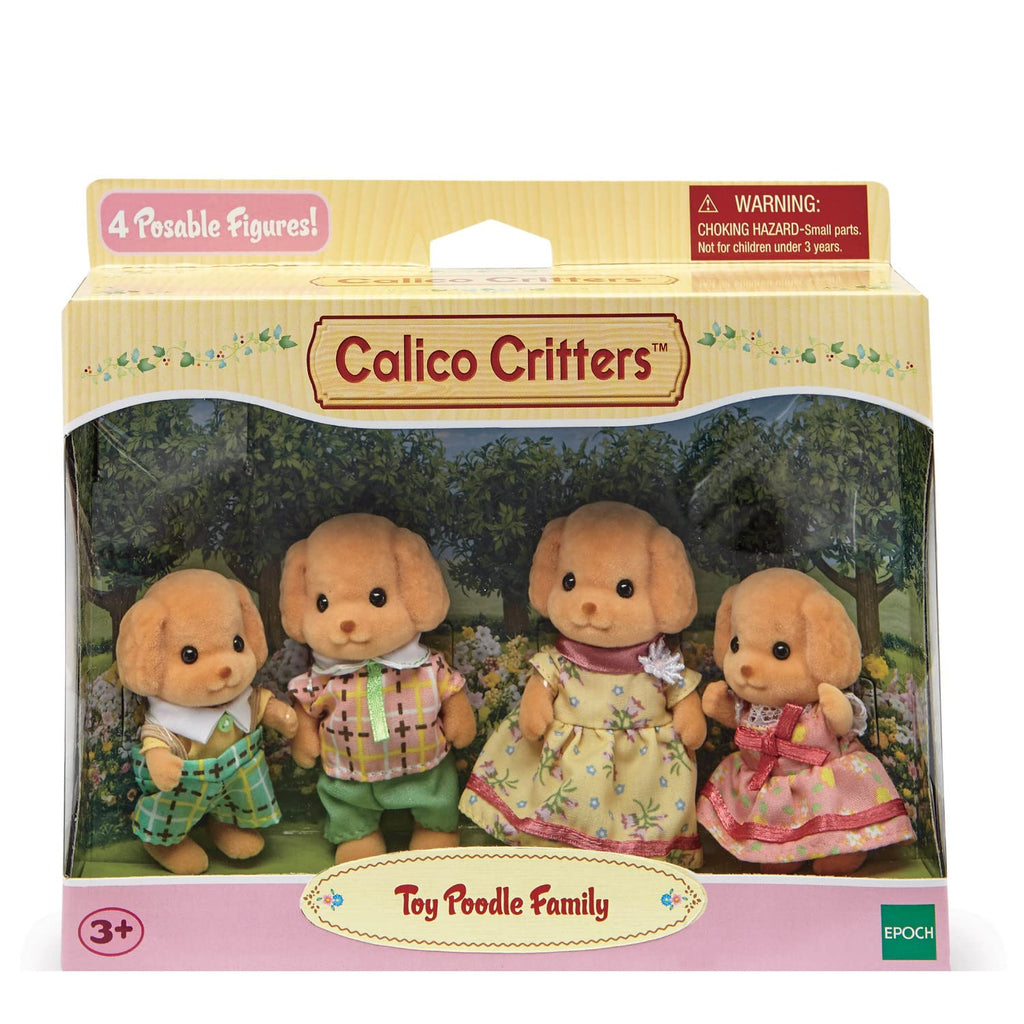 Calico CrittersToy Poodle Family, 3 inches