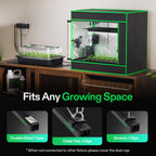 VIVOSUN T5 Grow Lights for Indoor Plants, 5000K Full Spectrum, 1FT