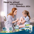 Skin Clinic Freeze 'n Clear Advanced Wart Remover - USA Made Cryo-Freeze Kit with 12 Precision-Tip Applicators - FDA-Cleared Freezing Wart Treatment Solution for Adults & Kids 4+