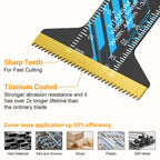 Oscillating Saw Blades, PECHAM 45PCS Professional Universal Titanium Multitool Blades for Wood Plastics Metal Quick Release Multi Tool Kits Fit Rockwell Ridgid Ryobi Milwaukee Chicago Craftsman
