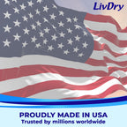 LivDry Adult Incontinence Underwear, Extra Absorbency Adult Diapers, Leak Protection, Large, 18-Pack