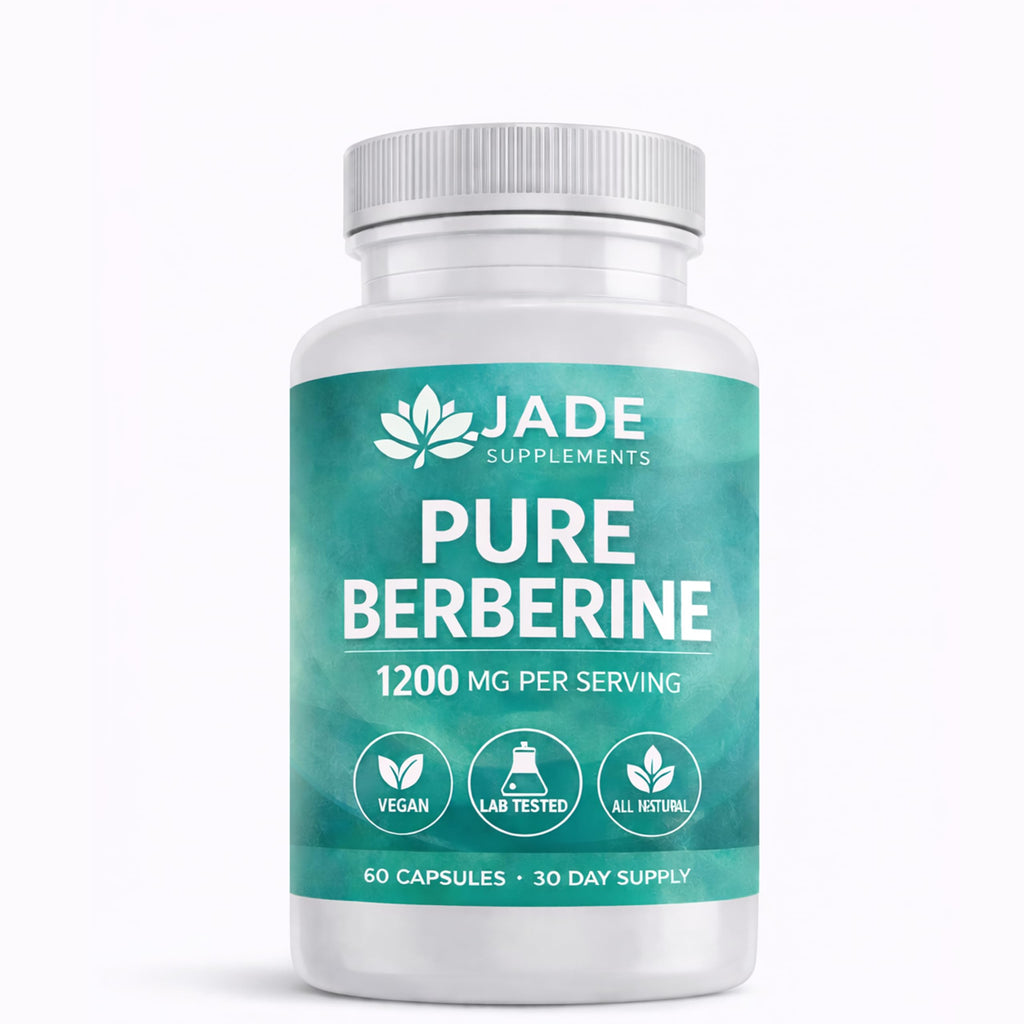 Jade Supplements Pure Berberine, 60 Vegetarian Capsules