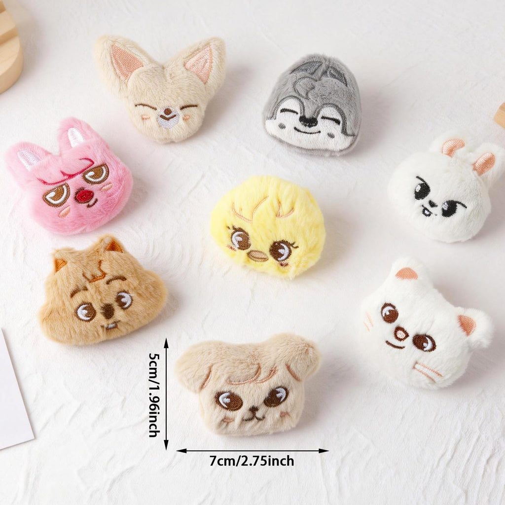 8 PCS Stray-kzoo Pins Badge Set,Cute Animal Badge for Stray Fans Gifts