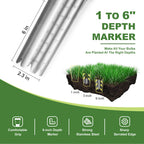 Haliaeetus Bulb Planter Tool, 6 inches Depth Mark Tulip Bulb Planter Tool