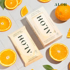 ALŌH Sweet Orange Bergamot + Aloe Hand Sanitizer Wipes, Travel Size