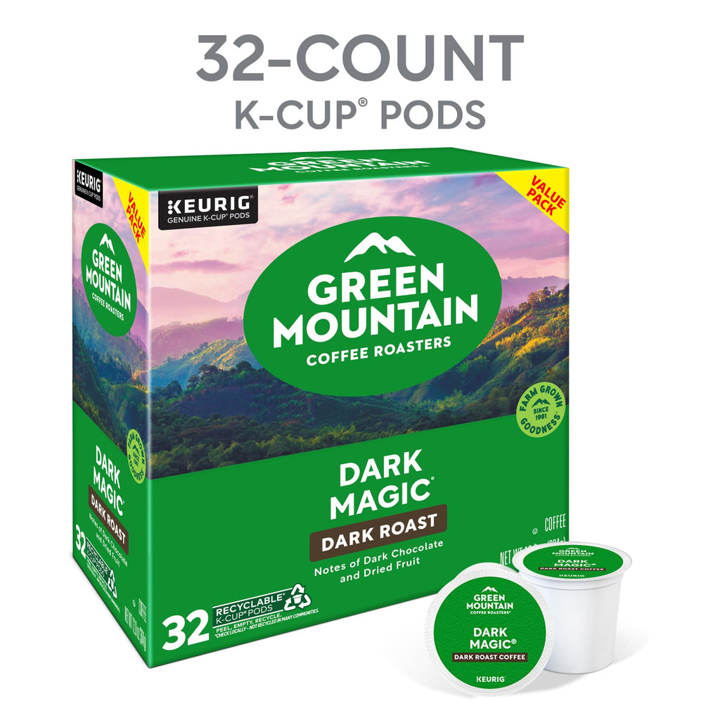 Green Mountain Dark Magic Coffee, K-Cup Pods, 32 Count