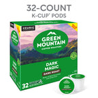 Green Mountain Dark Magic Coffee, K-Cup Pods, 32 Count