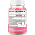 2 Pack Calcium Citrate Gummies 1000mg w/Vitamin D3, High Absorption Calcium Gummies for Women & Men, Plus Magnesium, Potassium, Zinc for Muscle & Immune Support, Raspberry Flavor, 120 Count