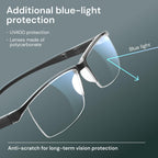 Gaoye 6 pack 1.25 Executive Style Reading Glasses Men - Durable Readers with Blue Light Filtering- Comfortable Fit with TR90 Frames