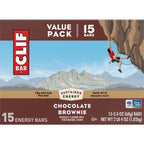 CLIF BAR Protein Energy Bars, Chocolate Brownie, 15ct